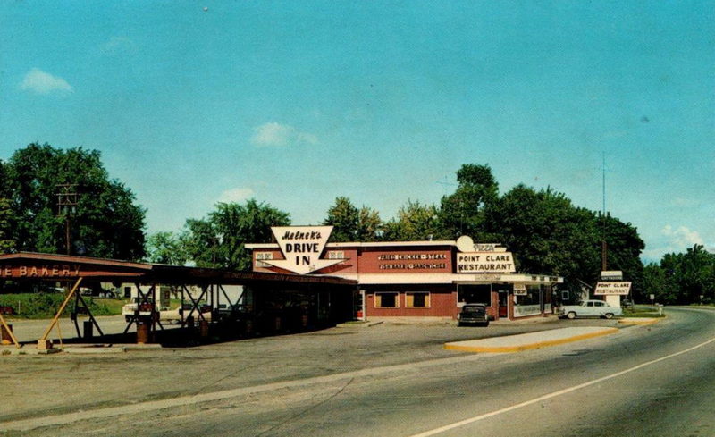 Point Clare Drive-In - Old Postcard